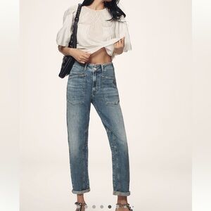 Anthropologie The Wanderer Mid-Rise Relaxed Jeans by Pilcro